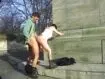 Ein fick zweier Berliner Amateure an der Siegessäule